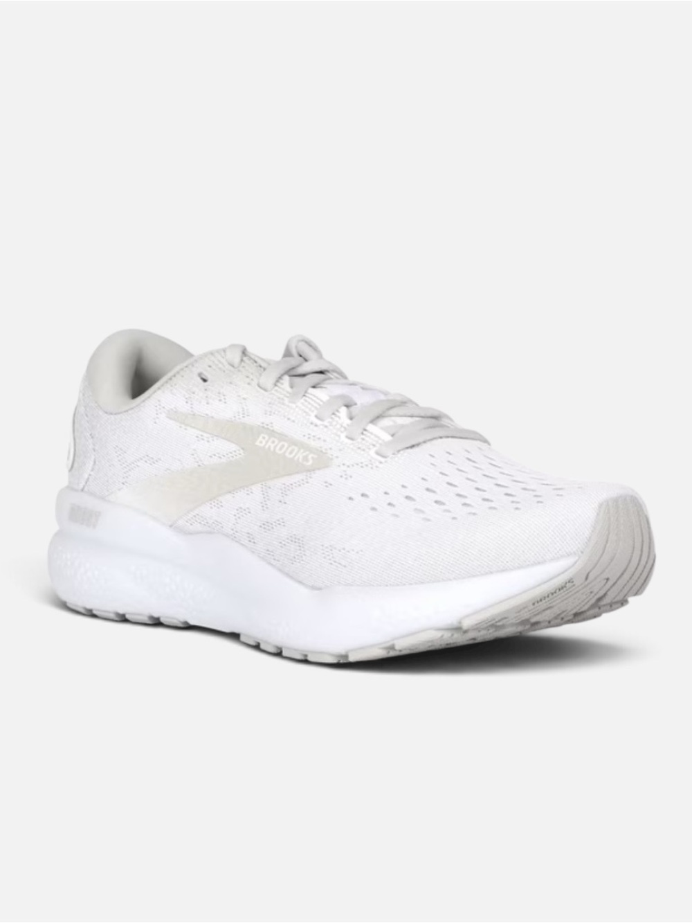Brooks Women's Ghost 16 White/White Running Shoe Neutral Women’s 10 Excellent!
